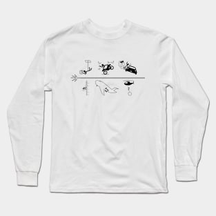 A Minimalist Guide to Impossible Missions Long Sleeve T-Shirt